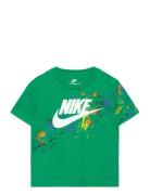 Te-S/S Tee Tops T-shirts Short-sleeved Green Nike