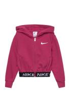 Dh-Dri-Fit Full Zip Hoody Tops Sweat-shirts & Hoodies Hoodies Pink Nik...