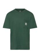 Kt-S/S Knit Top Tops T-shirts Short-sleeved Green Converse