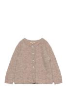Star Alpaca Cardigan Tops Knitwear Cardigans Beige Fliink