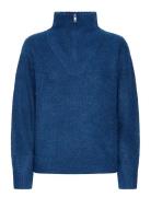 Ihkamara Ls21 Tops Knitwear Jumpers Blue ICHI
