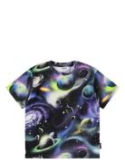 Riley Tops T-shirts Short-sleeved Black Molo