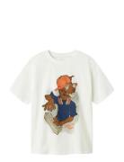 Nkmnova Ss Nreg Top Box Tops T-shirts Short-sleeved White Name It