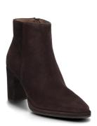 Ostro Shoes Boots Ankle Boots Ankle Boots With Heel Brown Wonders
