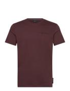 Bowman Logo Tee Tops T-shirts Short-sleeved Brown Sail Racing