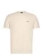 Tee Sport T-shirts Short-sleeved Cream BOSS