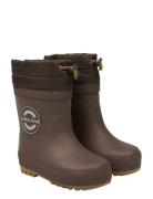 Winter Wellies - Glitter Shoes Rubberboots High Rubberboots Brown Mikk...
