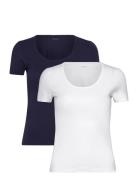 Twin T-Shirt Rn Tops T-shirts & Tops Short-sleeved Multi/patterned HUG...
