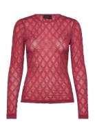 Cmhanna-Top Tops T-shirts & Tops Long-sleeved Red Copenhagen Muse