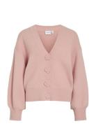 Viradia L/S Rose Cardigan Tops Knitwear Cardigans Pink Vila
