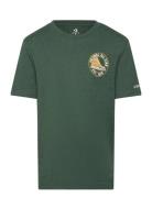 Te-S/S Tee Tops T-shirts Short-sleeved Green Converse
