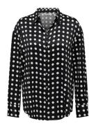 Onllydia L/S Satin Shirt Wvn Tops Shirts Long-sleeved Black ONLY