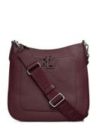 Pebbled Leather Large Cameryn Crossbody Bags Crossbody Bags Red Lauren...