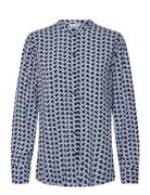 Blouse 1/1 Sleeve Tops Shirts Long-sleeved Navy Gerry Weber