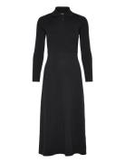Tyne Dress Polvipituinen Mekko Black Jumperfabriken