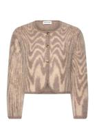 Aislinn Alpaca Blend Cardigan Tops Knitwear Cardigans Beige Malina