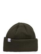 Merino Cap Accessories Headwear Beanies Khaki Green Makia