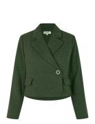 Iva-M Blazers Double Breasted Blazers Khaki Green MbyM