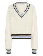 Gztaiba Pullover Tops Knitwear Jumpers Cream Gestuz