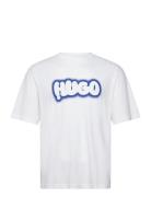 Nulibax Tops T-shirts Short-sleeved White HUGO BLUE