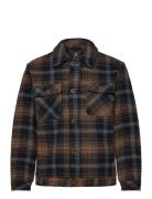 Luke Check Wool Jacket Villakangastakki Brown Clean Cut Copenhagen