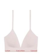 Lightly Lined Triangle Lingerie Bras & Tops Soft Bras Bralette Cream C...