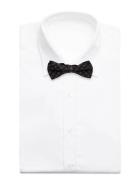 Bow Tie With Pattern Rusetti Navy Lindbergh Black