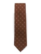 Classic Tie Solmio Kravatti Brown Amanda Christensen