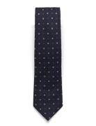 Classic Tie Solmio Kravatti Navy Amanda Christensen