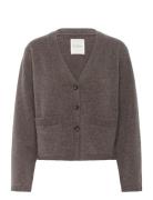 Svevapw Ca Tops Knitwear Cardigans Brown Part Two