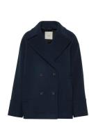 Pea Coat - Solid Villakangastakki Navy Calvin Klein