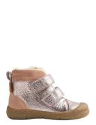 Winterboot Snug Tex Talvikengät Tarroilla Pink Wheat