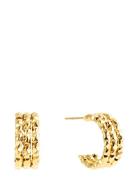 Como Tripple Hoop Accessories Jewellery Earrings Hoops Gold By Jolima