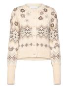 Livadea Tops Knitwear Cardigans Cream Dea Kudibal