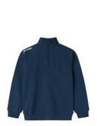 Nkmobie Ls Nreg Sweat Bru Tops Sweat-shirts & Hoodies Sweat-shirts Nav...