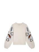 Vesper Pullover Tops Knitwear Jumpers Cream Fabienne Chapot