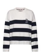 Barbour Faye Sweatshirt Tops Sweat-shirts & Hoodies Sweat-shirts White...