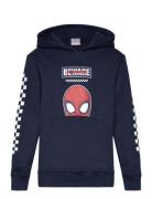 Sweats Tops Sweat-shirts & Hoodies Hoodies Navy Spider-man