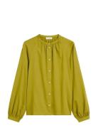 Shirts/Blouses Long Sleeve Tops Blouses Long-sleeved Green Marc O'Polo