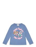 Tshirt Tops T-shirts Long-sleeved T-shirts Blue Paw Patrol