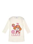Nightdress Tops T-shirts Long-sleeved T-shirts Cream Paw Patrol