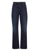 High Rise Straight Oxbow Bottoms Jeans Straight-regular Navy Calvin Kl...