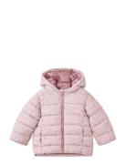 Floral Hooded Anorak Toppatakki Pink Mango