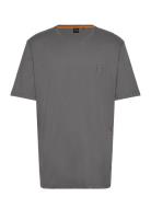 Tales Tops T-shirts Short-sleeved Grey BOSS