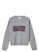Yota Knit Tilona Sweater Tops Knitwear Jumpers Grey Mads Nørgaard