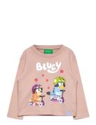 T-Shirt L/S Tops T-shirts Long-sleeved T-shirts Pink United Colors Of ...