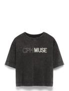 Cmmuse-Tee Tops T-shirts & Tops Short-sleeved Black Copenhagen Muse