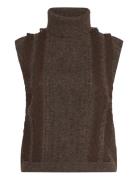Kezia Slvlss Jumper Vests Knitted Vests Brown French Connection