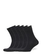 Bo.5P Crew Sock Lingerie Socks Regular Socks Black Frank Dandy