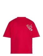 Tnrita Os S_S Tee Tops T-shirts Short-sleeved Red The New